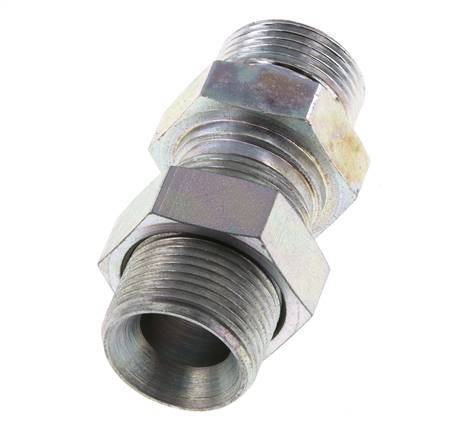 G 3/4'' Pasamuros de acero galvanizado Doble boquilla 325 Bar - Hidráulico