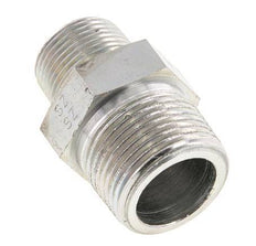 3/4'' NPT x 1'' NPT Espiga doble de acero zincado 140 Bar - Hidráulico
