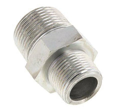 3/4'' NPT x 1'' NPT Espiga doble de acero zincado 140 Bar - Hidráulico