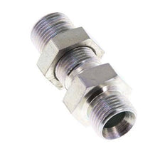 G 3/8'' Pasamuros de acero galvanizado Doble boquilla 325 Bar - Hidráulico