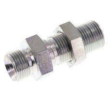 G 3/8'' Pasamuros de acero galvanizado Doble boquilla 325 Bar - Hidráulico