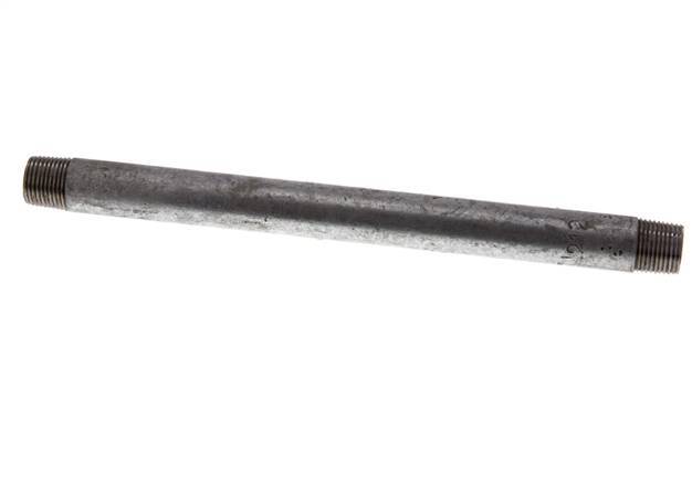 R 3/8'' Zinc plated Steel Double Pipe Nipple 50 Bar DIN 2982 - 200mm [2 Pieces]