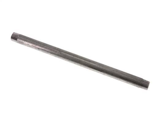 R 3/8'' Zinc plated Steel Double Pipe Nipple 50 Bar DIN 2982 - 250mm
