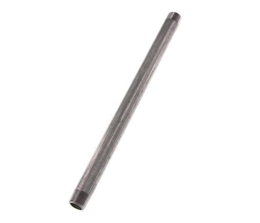 R 3/8'' Zinc plated Steel Double Pipe Nipple 50 Bar DIN 2982 - 250mm