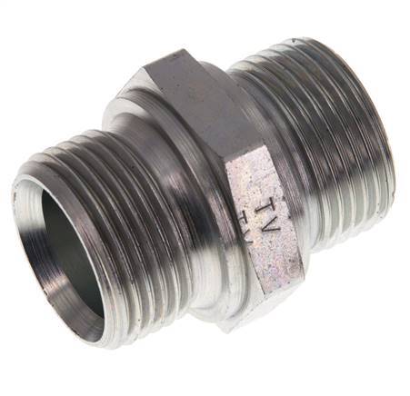 G 1'' Barra de acero galvanizado de doble espiga 345 - Hidráulica