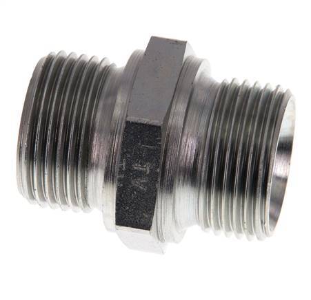 G 1'' Barra de acero galvanizado de doble espiga 345 - Hidráulica