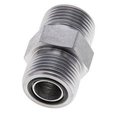 Espiga doble de acero galvanizado UNS 1''-14 ORFS 400 Bar - Hidráulica