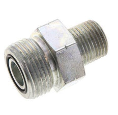 UN 1-3/16''-12 x 1/2'' NPT Acero zincado Espiga doble ORFS 400 Bar - Hidráulico