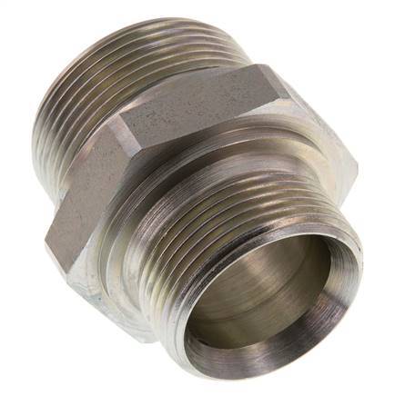G 1 1/2'' x G 1 1/4'' Barra de acero galvanizado de doble espiga 315 - Hidráulica