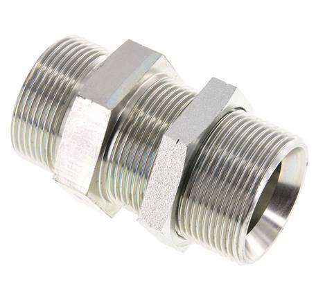 G 1 1/2'' Pasamuros de acero galvanizado Doble boquilla 190 Bar - Hidráulico