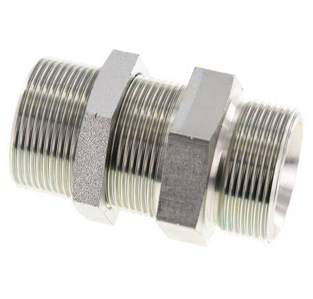 G 1 1/2'' Pasamuros de acero galvanizado Doble boquilla 190 Bar - Hidráulico