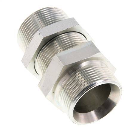 G 1 1/2'' Pasamuros de acero galvanizado Doble boquilla 190 Bar - Hidráulico
