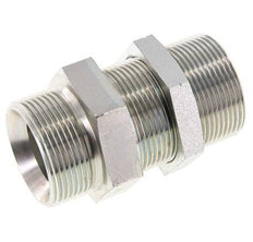 G 1 1/2'' Pasamuros de acero galvanizado Doble boquilla 190 Bar - Hidráulico