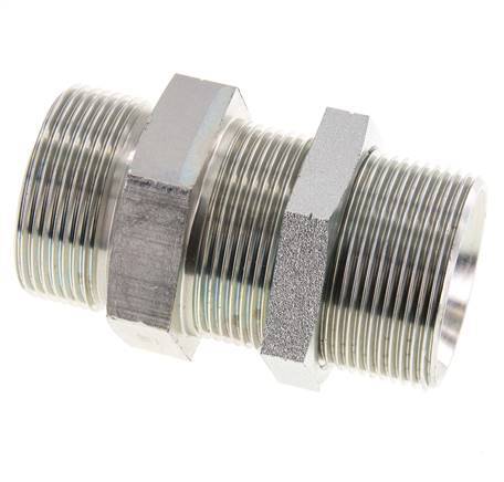G 1 1/2'' Pasamuros de acero galvanizado Doble boquilla 190 Bar - Hidráulico