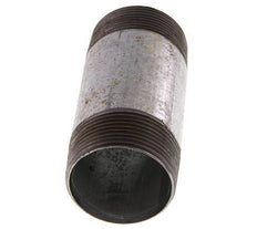 R 1 1/2'' Zinc plated Steel Double Pipe Nipple 50 Bar DIN 2982 - 100mm [2 Pieces]