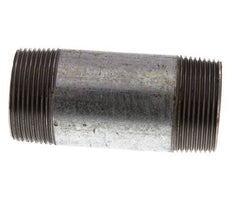 R 1 1/2'' Zinc plated Steel Double Pipe Nipple 50 Bar DIN 2982 - 100mm [2 Pieces]
