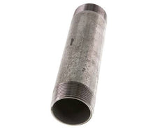 R 1 1/2'' Zinc plated Steel Double Pipe Nipple 50 Bar DIN 2982 - 180mm [2 Pieces]
