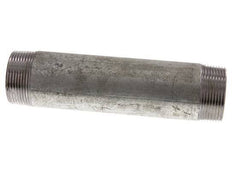 R 1 1/2'' Zinc plated Steel Double Pipe Nipple 50 Bar DIN 2982 - 180mm [2 Pieces]