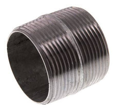 R 1 1/2'' Zinc plated Steel Double Pipe Nipple 50 Bar DIN 2982 - 40mm [2 Pieces]