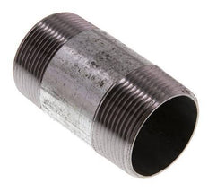 R 1 1/2'' Zinc plated Steel Double Pipe Nipple 50 Bar DIN 2982 - 80mm [2 Pieces]