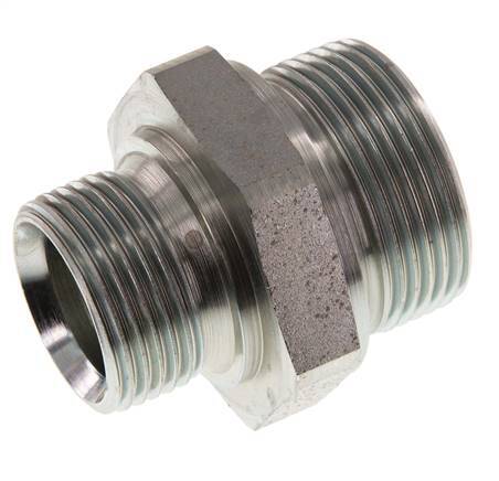 G 1 1/4'' x G 1'' Acero cincado doble espiga 315 Barra - Hidráulica