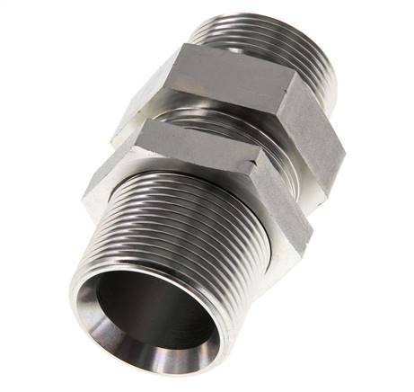 G 1 1/4'' Pasamuros de acero galvanizado Doble boquilla 190 Bar - Hidráulico