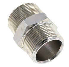 1 1/4'' NPT Espiga doble de acero zincado 80 Bar - Hidráulica