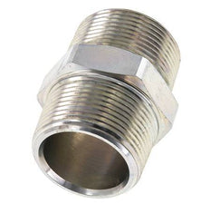 1 1/4'' NPT Espiga doble de acero zincado 80 Bar - Hidráulica