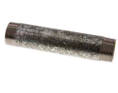 R 1 1/4'' Zinc plated Steel Double Pipe Nipple 50 Bar DIN 2982 - 180mm [2 Pieces]