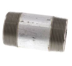 R 2'' Zinc plated Steel Double Pipe Nipple 50 Bar DIN 2982 - 100mm [2 Pieces]