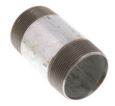 R 2'' Zinc plated Steel Double Pipe Nipple 50 Bar DIN 2982 - 100mm [2 Pieces]