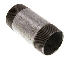 R 2'' Zinc plated Steel Double Pipe Nipple 50 Bar DIN 2982 - 120mm [2 Pieces]