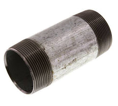 R 2'' Zinc plated Steel Double Pipe Nipple 50 Bar DIN 2982 - 120mm [2 Pieces]