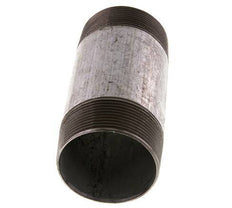 R 2'' Zinc plated Steel Double Pipe Nipple 50 Bar DIN 2982 - 120mm [2 Pieces]