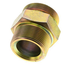 UN 2''-12 x 1 1/2'' NPT Acero zincado Espiga doble ORFS 250 Bar - Hidráulico