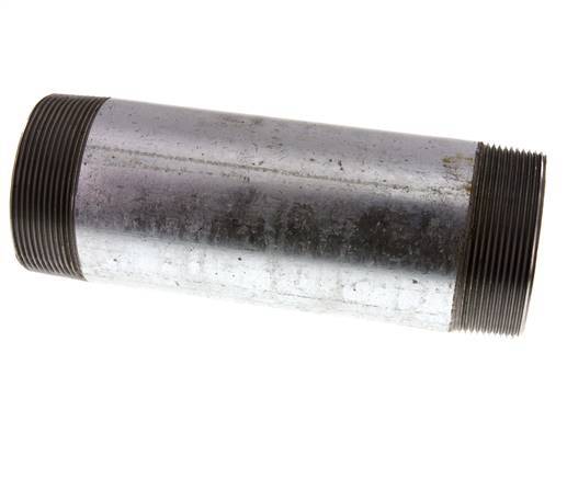 R 2 1/2'' Zinc plated Steel Double Pipe Nipple 50 Bar DIN 2982 - 200mm