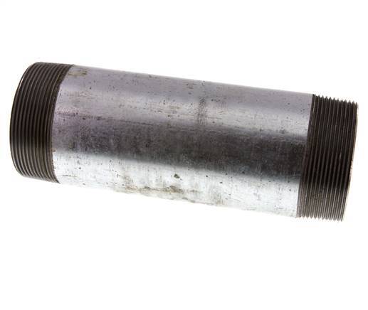 R 2 1/2'' Zinc plated Steel Double Pipe Nipple 50 Bar DIN 2982 - 200mm