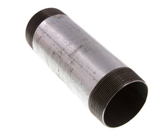 R 2 1/2'' Zinc plated Steel Double Pipe Nipple 50 Bar DIN 2982 - 200mm