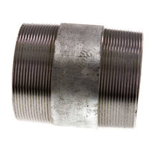 R 3'' Zinc plated Steel Double Pipe Nipple 50 Bar DIN 2982 - 100mm