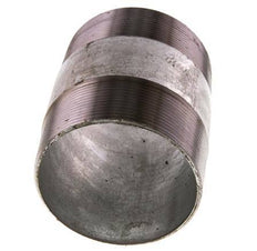 R 3'' Zinc plated Steel Double Pipe Nipple 50 Bar DIN 2982 - 100mm