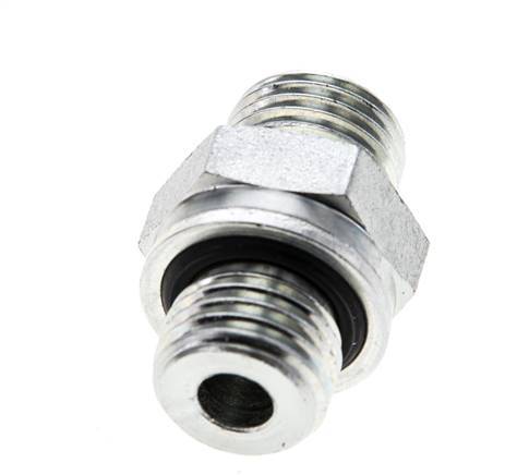 UNF 9/16''-18 x M14x1,5 Acero zincado Espiga doble ORFS 630 Barra - Hidráulica