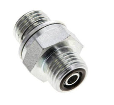 UNF 9/16''-18 x M14x1,5 Acero zincado Espiga doble ORFS 630 Barra - Hidráulica
