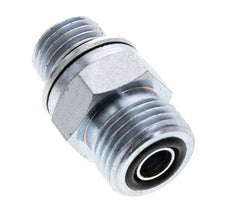 UN 11/16''-16 x M14x1.5 Acero zincado Espiga doble ORFS 630 Barra - Hidráulica