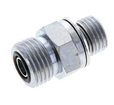 UN 11/16''-16 x M14x1.5 Acero zincado Espiga doble ORFS 630 Barra - Hidráulica