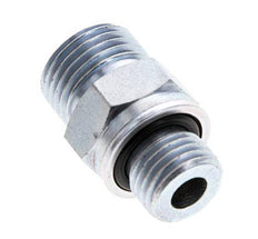 UN 11/16''-16 x M14x1.5 Acero zincado Espiga doble ORFS 630 Barra - Hidráulica