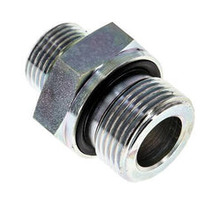 UN 13/16''-16 x G 3/4'' Acero zincado Espiga doble ORFS 400 Bar - Hidráulico