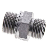 UN 13/16''-16 x M22x1.5 Acero zincado Espiga doble ORFS 630 Barra - Hidráulica