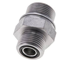 UN 13/16''-16 x M22x1.5 Acero zincado Espiga doble ORFS 630 Barra - Hidráulica