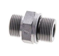 UN 13/16''-16 x M22x1.5 Acero zincado Espiga doble ORFS 630 Barra - Hidráulica