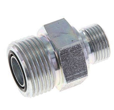 Espiga doble de acero galvanizado UNS 1''-14 x G 3/8'' ORFS 400 Bar - Hidráulica
